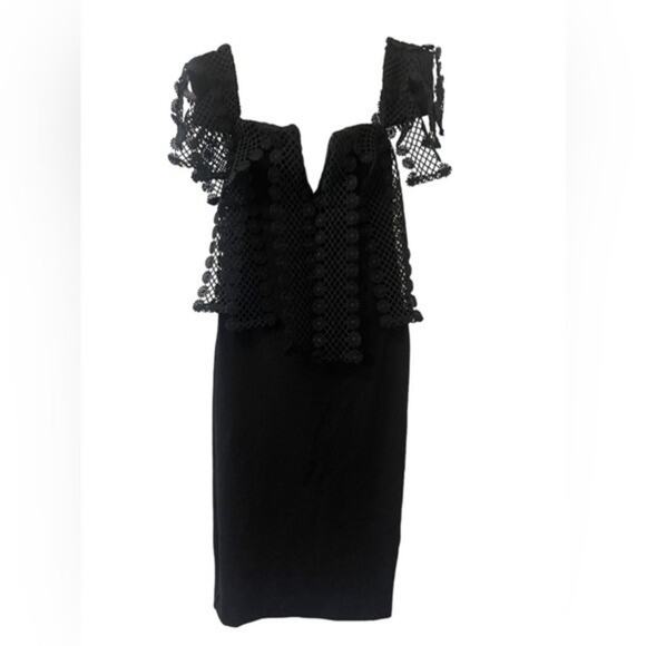 Elliatt Sisley Strapless Off Shoulder Witchy Whimsigoth Edgy Cocktail Dress Sz S - Picture 11 of 15